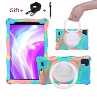 360° Degree Rotating for Samsung Galaxy Tab A 8.0 Tab A7 Lite 8.7" Tablet Case Soft Silicon Shockproof Cover Stand Protective Shell with Shoulder Strap