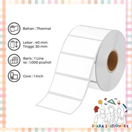 (926) Thermal Barcode 40x30 mm / Barcode Sticker Sticker Paper Sticker Label