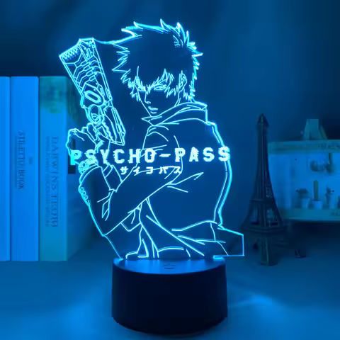 Anime Led Light Psycho Pass shinya kogami and makishima for Bedroom Decoration Brithday Gift Manga R