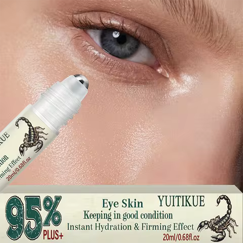 YUITIKUE Portable Roll On Eye Treatment Serum 95% Plus Quick Hydrate Firm Eye Skin Improve Loose Dul
