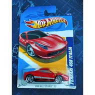 Hot Wheels Ferrari 458 italia