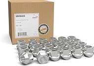 Wheel Accessories Parts 24 Pcs 1/2"-20 Thread Open End Bulge Acorn 21mm 0.84" Long Lug Nuts Zinc 19m