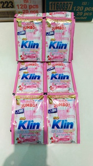 deterjen detergent cair MURAH SOKLIN So Klin 1000 cair liquid JUMBO 1 renceng 14 sachet