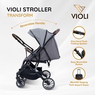Violi Stroller Transform - stroller bayi - Grey