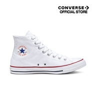 CONVERSE รองเท้าผ้าใบ SNEAKERS คอนเวิร์ส ALL STAR HI WHITE ผู้ชาย ผู้หญิง UNISEX สีขาว M7650C M7650CAWTXX