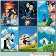 1pc Japan Anime H-Howls M-Moving C-CastleS Poster Paper Print Home Bedroom Entrance Bar Cafe Art Pai
