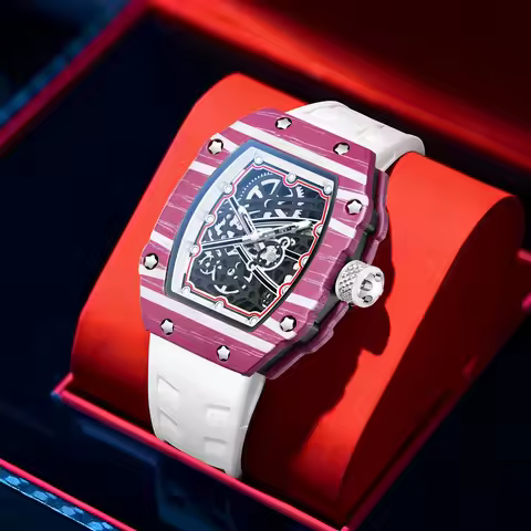 2026 New Ultra-Slim Barrel-Shaped Men's Watches Branded Quartz Watches with a Fashionable Unique Sty