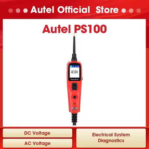 Autel PowerScan PS100 Auto Electrical Circuit AVO Meter Automotive Circuit Tester Build-In Flashligh