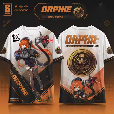 Zenless Zone Zero ZZZ TShirt Orphie Magnusson & Magus,Seed,Trigger,Soldier 11 All Over Print Jersey,