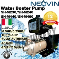 [𝐎𝐫𝐢𝐠𝐢𝐧𝐚𝐥]Neovin Automatic Home Booster Water Pump SH-M230 0.5HP SHM240 0.75HP SHM440 1HP 1.5HPMulti