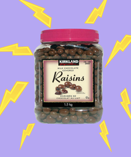 เคิร์กแลนด์ซิกเนเจอร์ช็อกโกแลตนมสอดไส้ลูกเกด 1.5 กก. Kirkland Signature Milk Chocolate Filling Raisi