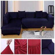 3 seat 3 thin L-shaped Elastic Sofa Cover Couch Cover for Living Room Sectional Stretch Slipcovers L Shape Armchair Sofa Cover