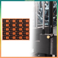 [Chiwanji1] Weight Stickers 5kg to 100kg Weighted Block Label Sticker for Weight Identification Weig