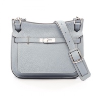 【二手】愛馬仕 HERMES Jypsiere 28 藍色皮革女單肩包