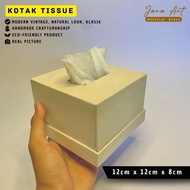 WOODEN TISSUE BOX size 12cm 田 12cm 图 8cm