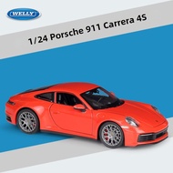 Porsche 911 Carrera 4S Simulation Alloy Car Model 1:24
