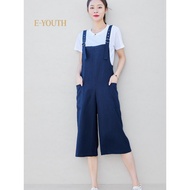 Eyouth 1516 Women Sleeveless Loose Fit Culotte Jumpsuit