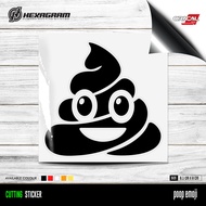 Cutting Sticker Poop Emoji | Poop Emoji Cutting Sticker