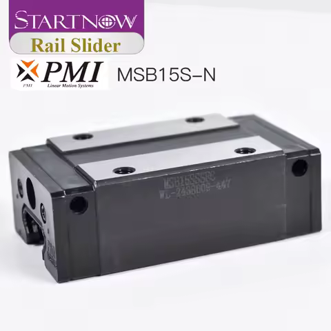 Startnow Original China Taiwan PMI Linear Guideway Carriage Block MSB15S-N for CNC Router CO2 Laser 
