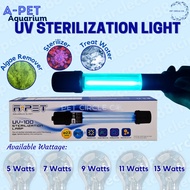 UV Light Sterilizer Lamp Germicidal Light A-Pet 5w | 7w | 9w | 11w | 13w