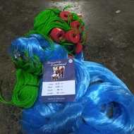 Jaring Pukat tangsi ikan 2"~> 4" warna biru fishing net fish  mode in Thailand