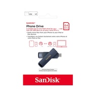USB OTG SanDisk iXpand Phone Drive TypeC và laining 256GB / 128GB / 64GB (Xanh) - Nhat Tin Authorise