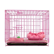 Teddy Dog Cage Small Dog Indoor with Toilet Household Medium-Sized Dog Dog Cage Folding Pet Cage Cat Cage Rabbit Cage