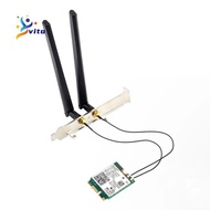 For  BE200 WiFi 7 M.2 Card Bluetooth 5.4 BE200NGW 2.4G/5G/6GHz Wireless Adapter Network Card with An