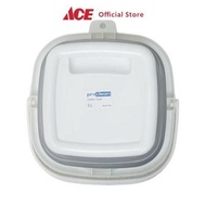 Proclean 5 Ltr Square Folding Bucket - Grey Multipurpose Water Storage Container Water Bucket Househ