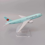 16cm Alloy Metal Air Canada B777 Airlines Diecast Airplane Model Canada Boeing 777 Airways Plane Mod