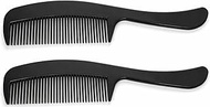 GENTS Mustache & Beard Comb Or Fine Tooth Black Comb for Men –Travel Comb 4.7” Pocket Size – Fine To