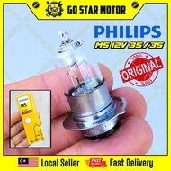 PHILIPS M5 12V 35/35W T19 P15D Front Bulb Head Lamp Bulb Halogen Mentol Lampu Depan EX5 LC135 EGO Y1
