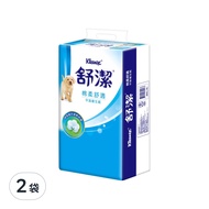 Kleenex 舒潔 棉柔舒適平版衛生紙  300張  6包  2袋