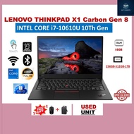 LENOVO THINKPAD X1 Carbon Gen 8 INTEL CORE i7-10610U 10Th Gen