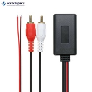 SECRETSPACE Car Wireless Bluetooth Receiver Module AUX Adapter Music Audio Stereo Receiver For 2RCA 