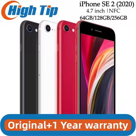 Unlocked Apple iPhone SE 2 (2020) 4.7 inch Touch ID NFC ROM 64GB/128GB/256GB Used Phone Smartphone A