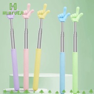 YUEJI Finger Reading Sticks, Finger Design Telescopic Rod Teaching Pointer, Professional Stainless S