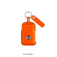 KUNJAE&Co เคสกุญแจรถยนต์ MAZDA หนังวัว Italian Calfskin (Handmade จัดส่งใน 7-10 วัน)