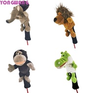 YONGWANG66HR Animals Club Headcover Men Lady Accessories Club Head Protector Wood Head Covers for Dr
