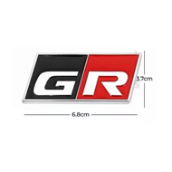 TOYOTA GR SPORT Metal Logo GR Emblem Rear Tail Trunk Emblem Logo for Toyota Camry Vios Yaris Altis U