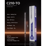 MCN C210 TO TIN DRAGGING BALL HEAD SOLDERING IRON TIPS FOR T210 SOLDERING HANDLE