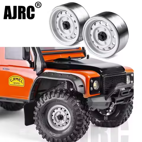 4pcs Rc Rock Crawler Metal Wheel Rim 1.9 Inch Beadlock For 1/10 Traxxas Trx-4 Axial Scx10 90046 Tami