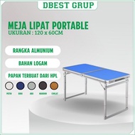 Meja Lipat Portable Serbaguna - Meja Lipat Koper HPL - FT 1