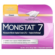 Monistat, 7-Day Treatment Cream, 7 Disposable Applicators + 1.59 oz (45 g) Tube