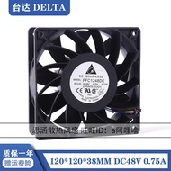 Delta Ffc1248de 12038 48V 0.75A 12Cm 4-Wire PWM Server Inverter Fan