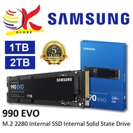 SAMSUNG INT SSD 990 EVO PCIE 4.0 NVME M.2 2280 INTERNAL SOLID STATE DRIVE WITH OPTIMAL HEAT CONTROL - 1TB / 2TB