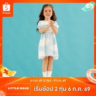 Littlemojo Cloud Dress Dress Budak Perempuan Gaun Budak Perempuan Girl Dress
