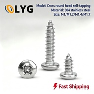 Skru Kecil Inox 304 Bulat M1-M1.7【LYG-MC】