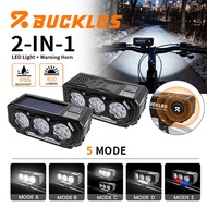 BUCKLOS Waterproof Bike Light Rechargeable Versatile Light For Bike Anti-slip Bike Light Front Durab