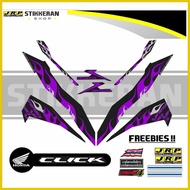 ✲ ∆ ◈ CLICK 125 V3 CLASSIC FIRE DESIGN DECALS